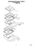 Diagram for 03 - Refrigerator Shelf Parts