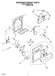 Diagram for 08 - Dispenser Front Parts