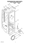 Diagram for 02 - Refrigerator Liner Parts