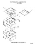 Diagram for 03 - Refrigerator Shelf Parts