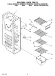 Diagram for 04 - Freezer Liner Parts