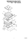 Diagram for 03 - Refrigerator Shelf Parts