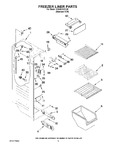 Diagram for 04 - Freezer Liner Parts