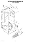 Diagram for 02 - Refrigerator Liner Parts