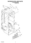 Diagram for 02 - Refrigerator Liner Parts