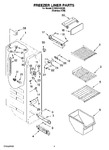 Diagram for 04 - Freezer Liner Parts