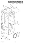 Diagram for 02 - Refrigerator Liner Parts