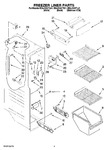 Diagram for 04 - Freezer Liner Parts