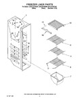 Diagram for 04 - Freezer Liner Parts