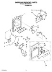 Diagram for 08 - Dispenser Front Parts