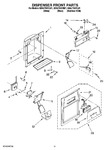 Diagram for 08 - Dispenser Front Parts