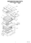 Diagram for 03 - Refrigerator Shelf Parts