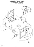 Diagram for 08 - Dispenser Front Parts