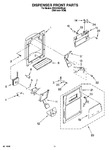 Diagram for 08 - Dispenser Front Parts