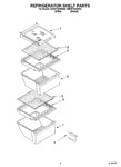 Diagram for 03 - Refrigerator Shelf Parts