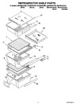 Diagram for 03 - Refrigerator Shelf Parts