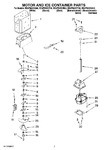 Diagram for 05 - Motor And Ice Container Parts