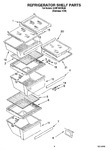 Diagram for 03 - Refrigerator Shelf Parts