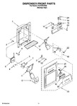 Diagram for 08 - Dispenser Front Parts