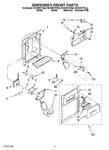 Diagram for 08 - Dispenser Front Parts