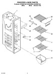 Diagram for 04 - Freezer Liner Parts