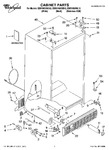 Diagram for 01 - Cabinet Parts