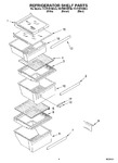 Diagram for 03 - Refrigerator Shelf Parts