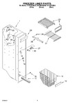 Diagram for 04 - Freezer Liner Parts