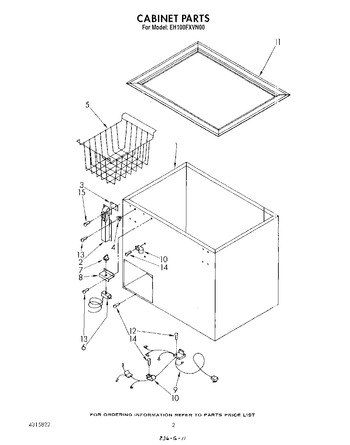 Diagram for EH100FXVN00