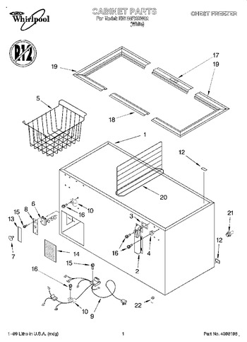 Diagram for EH150FXGW02