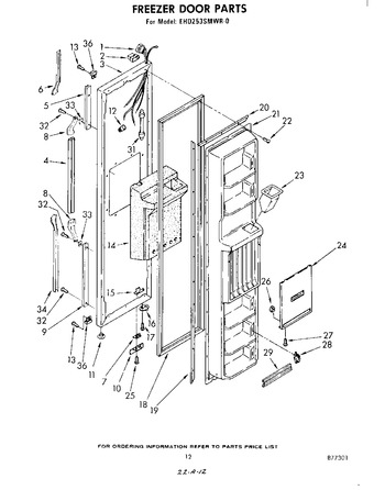 Diagram for EHD253SMWR0