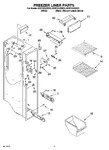 Diagram for 04 - Freezer Liner Parts