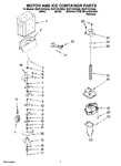 Diagram for 05 - Motor And Ice Container Parts