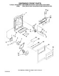 Diagram for 08 - Dispenser Front Parts