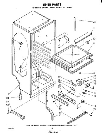 Diagram for ET12PCXMWR0