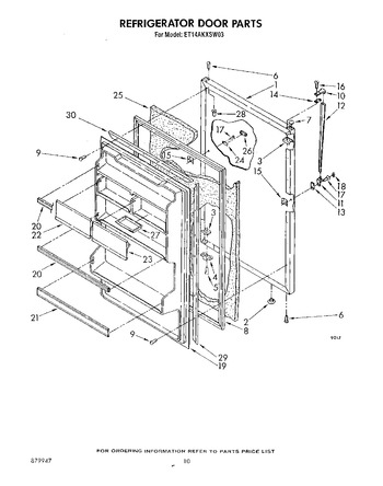 Diagram for ET14AKXSW03