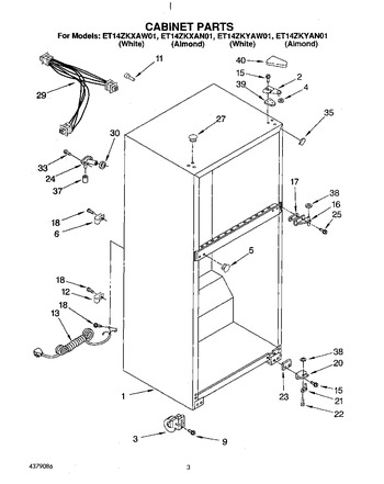 Diagram for ET14ZKYAW01