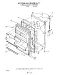 Diagram for 08 - Refrigerator Door , Lit/optional