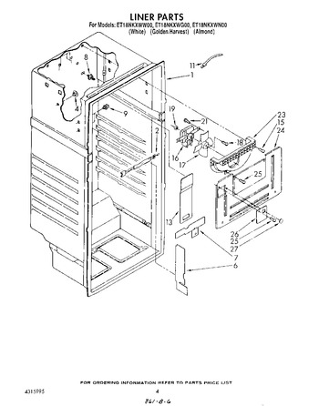 Diagram for ET18NKXWW00