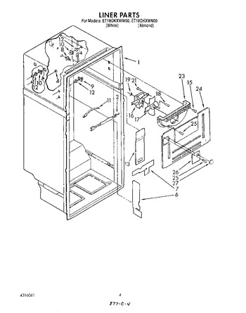 Diagram for ET18OKXWW00