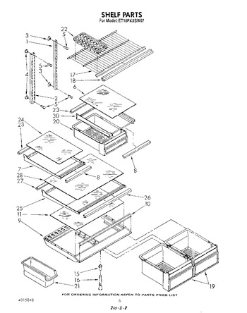 Diagram for ET18PKXSW07