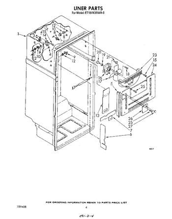 Diagram for ET18VKXRWR0