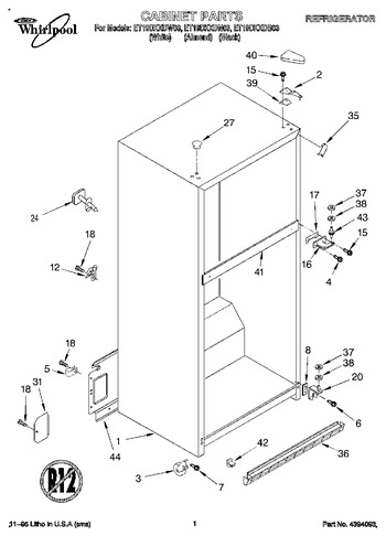 Diagram for ET19DKXDW03