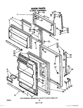 Diagram for ET19TKXLWR3