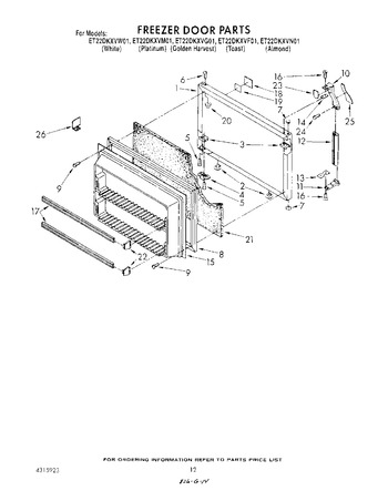 Diagram for ET22DKXVW01