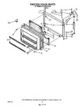 Diagram for 08 - Freezer Door