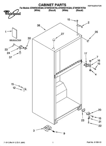 Diagram for ET6WSKYKT03