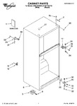 Diagram for 01 - Cabinet Parts