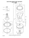 Diagram for 03 - Agitator, Basket And Tub Parts