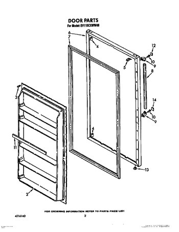 Diagram for EV110CXWW00